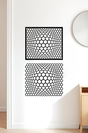 Hexagonal Wall Art, Wall Decor, Home Decor