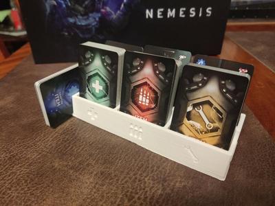 Nemesis board game Item card deck holder