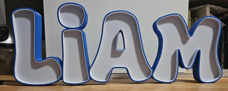 Namenslampe Liam, LED