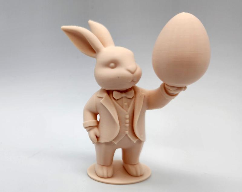 Tuxedo Easter Bunny with Egg