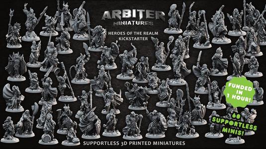 Arbiter Miniatures Kickstarter 3: Heroes of the Realm