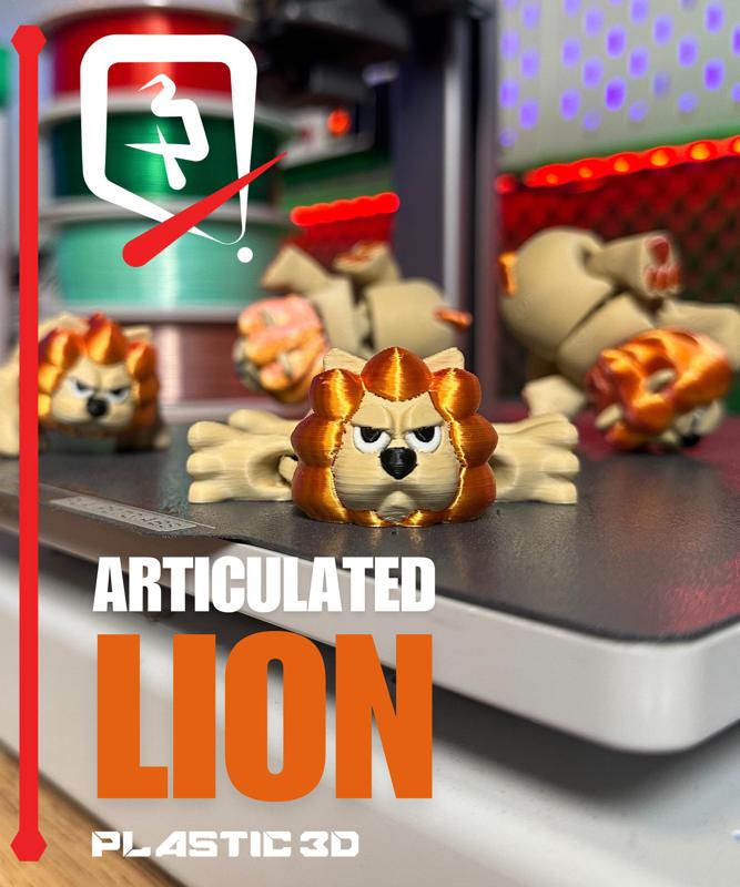 Articulated Lion – King of the Print Bed!