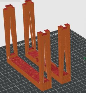 Brick Track holder Ceiling Mount