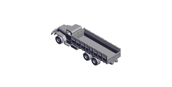 1/87 Scale M55 5 ton 6x6 Truck.stl
