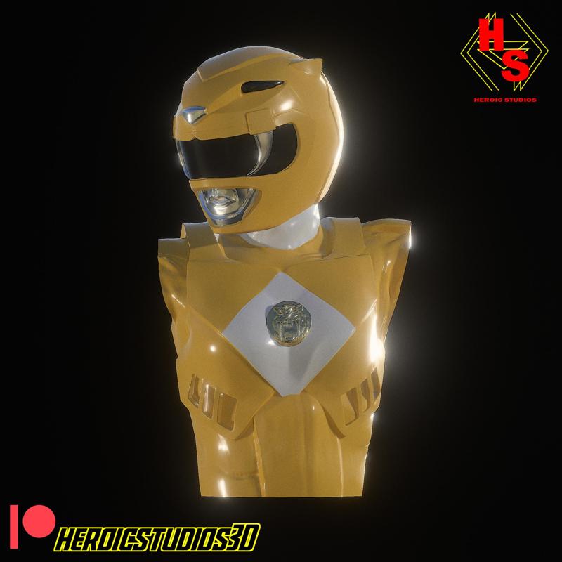 Yellow MMPR Movie Bust