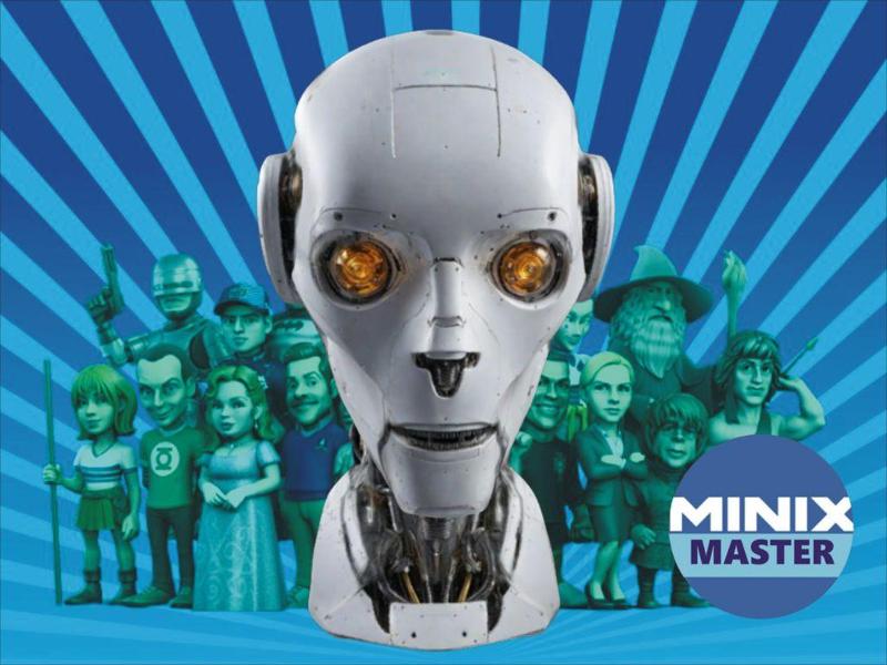 bust of robot