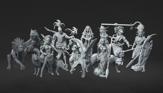 PRE-SUPPORTED Zulu Nation- 32mm - DnD