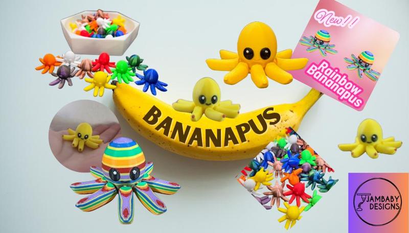 Bananapus-- Banana Octopus Flexi