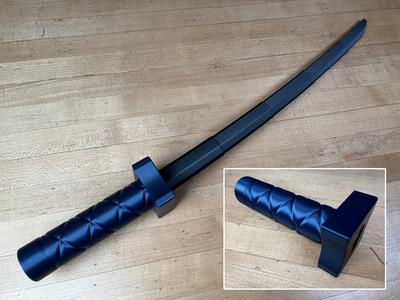 Collapsing Lego Katana
