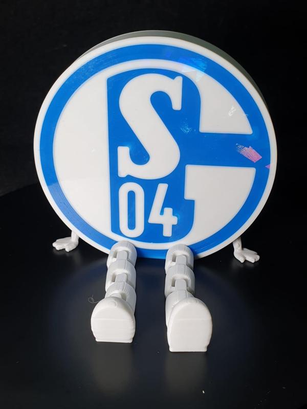 Schalke 04 shield with flexi legs