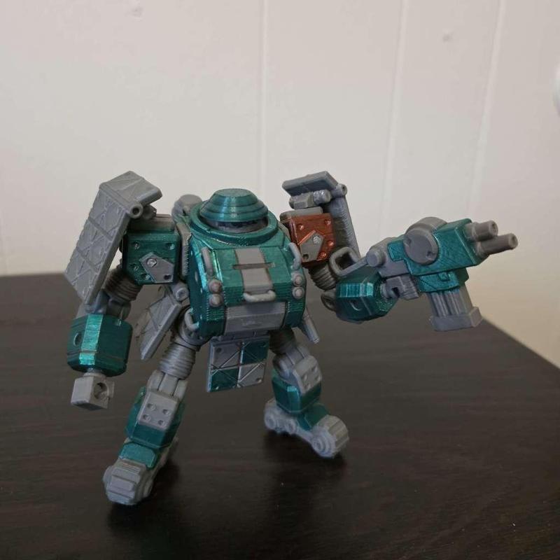 Dieselpunk Mech Model Kit