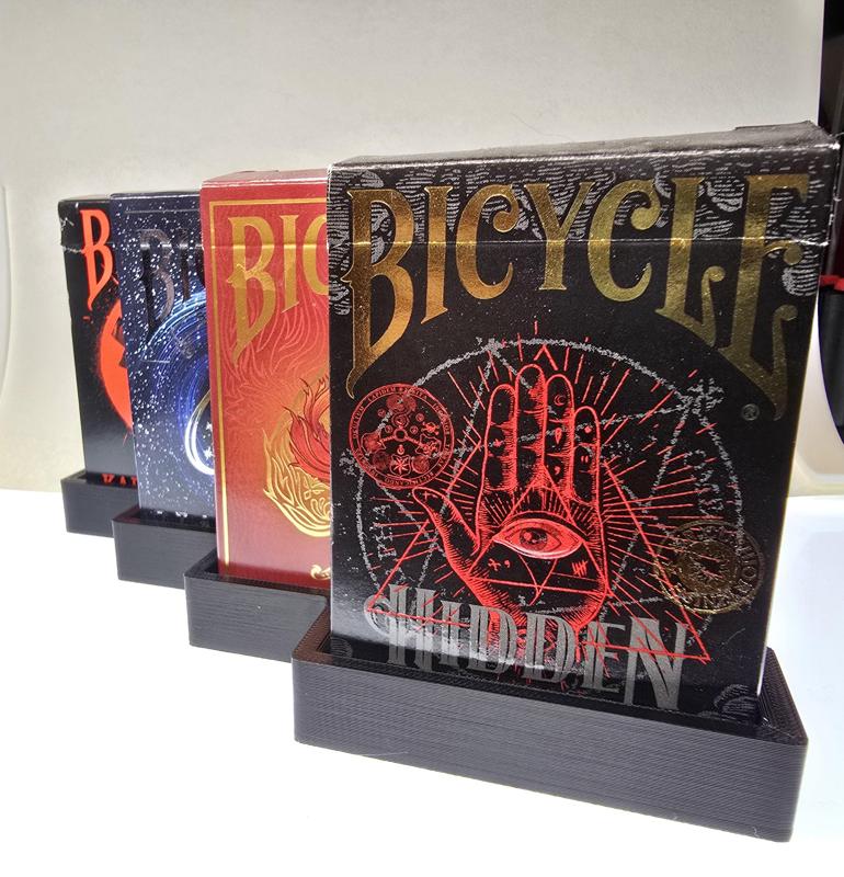 bicycle card holder display