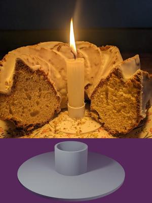 Candle Stick for Birthdaycakes (Gugelhupf)