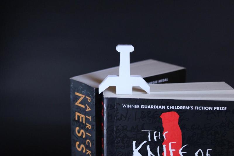 Low Poly Sword Bookmark