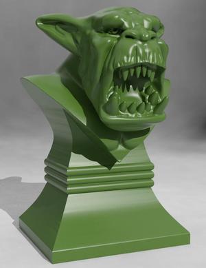 Savage Orc Bust