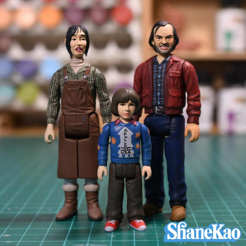 The Shining - The Torrance Family Retro Style Action Figure Kenner Reaction 3.75