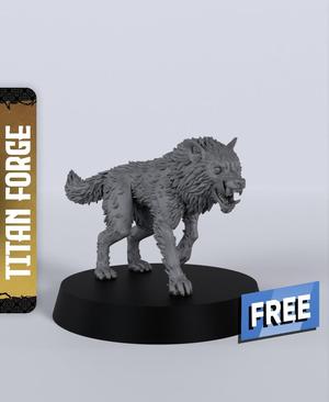 Wolf D - With Free Dragon  - 5e DnD Inspired for RPG and Wargamers