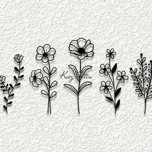 SPRING FLOWERS wall art home decor