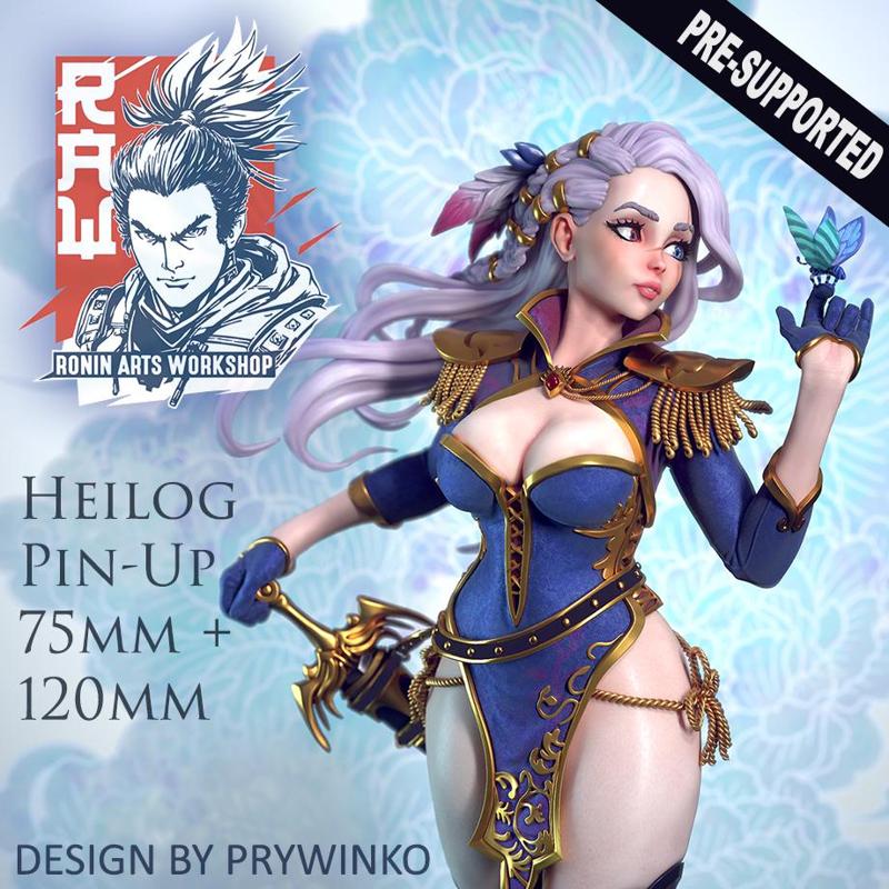 Heilog Pin Up - 75mm plus 120mm (Presuported)