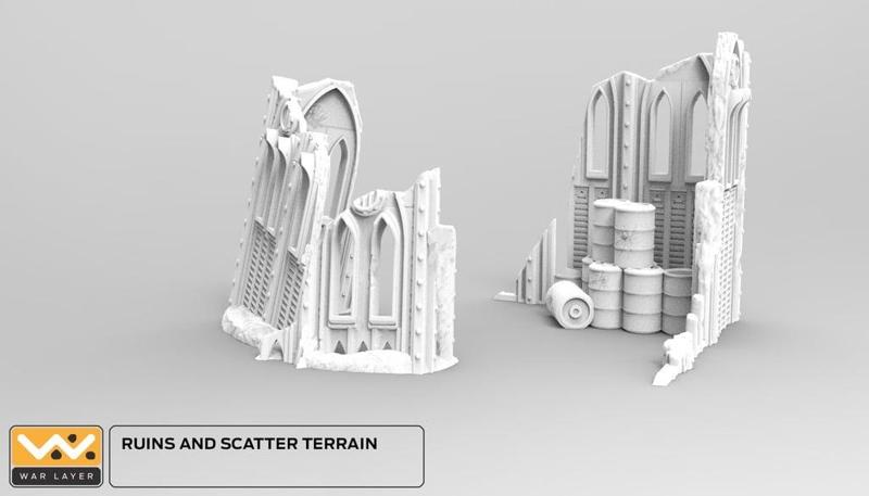WarLayer Zone One Damaged Ruins