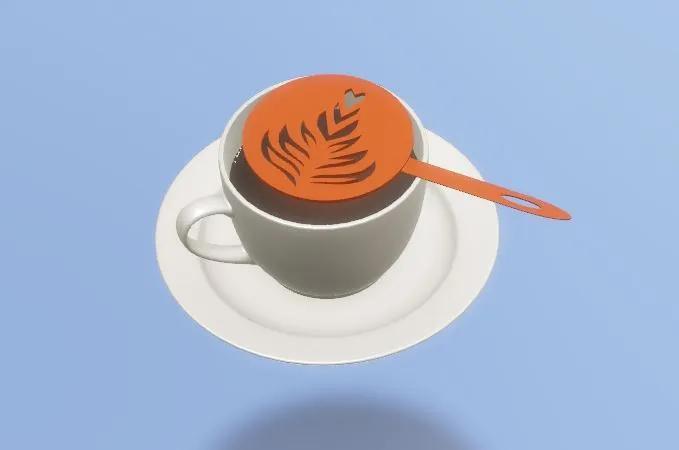 CoffeeBeans Barista Stencil V2   