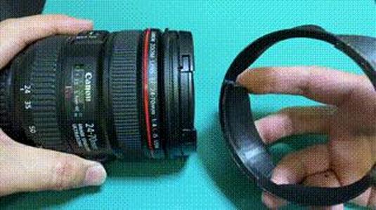 Canon lens hood