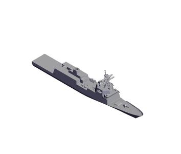 1/1250 Scale USS Constellation FFG-62.stl
