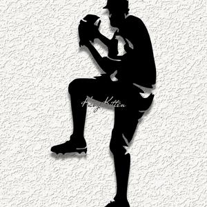 baseball pitcher WALL ART HOME DECOR