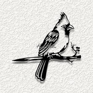cardinal bird WALL ART HOME DECOR