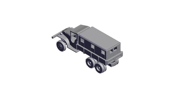 1/87 Scale CCKW 2_5 Ton Van.stl
