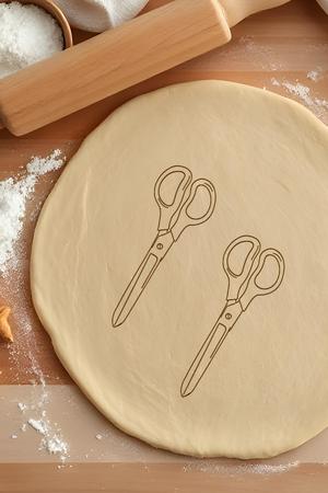 Scissors Cookie Cutter, Biscuit Cutter