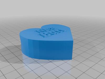 valentines nice butt pen Holder w/ spots for 8x3mm rubber feet