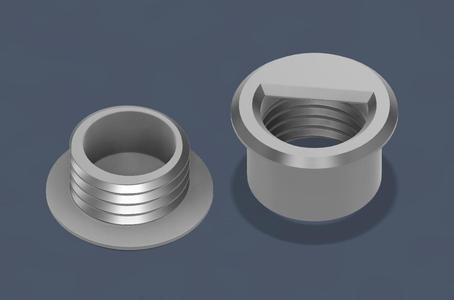 Grommet-Style Drawer Pull - 35mm (1 3/8") hole