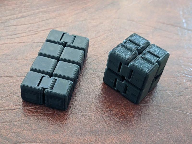 Magnetic fidget infinity cube