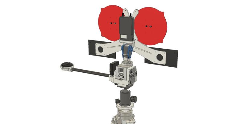MFD Crossbow Mini AAT Mount for HDZero, Walksnail, SIYI HM30, Maple Wireless and Triple Feed Patch Antennas