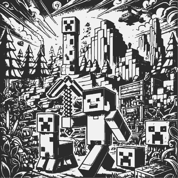 Minecraft Based Lamp/Deco With Easy Solution To Change Front!