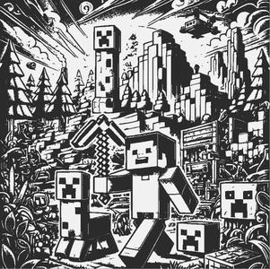 Minecraft Based Lamp/Deco With Easy Solution To Change Front!