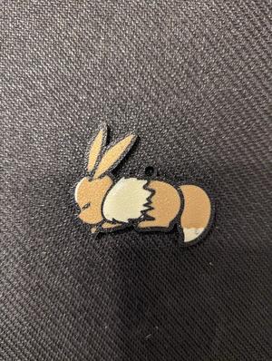 Sleeping Eevee Keychain