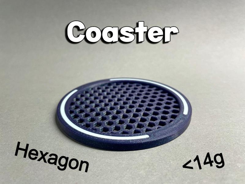 Coaster Hexagon