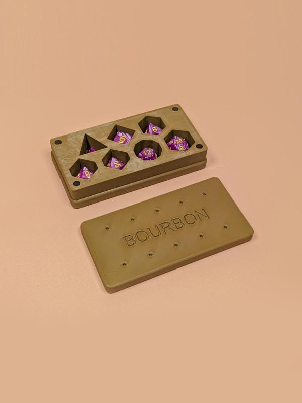 Polyhedral Dice - Bourbon Biscuit