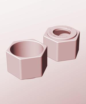 CH68-50-P Modular pierced component container modern decor