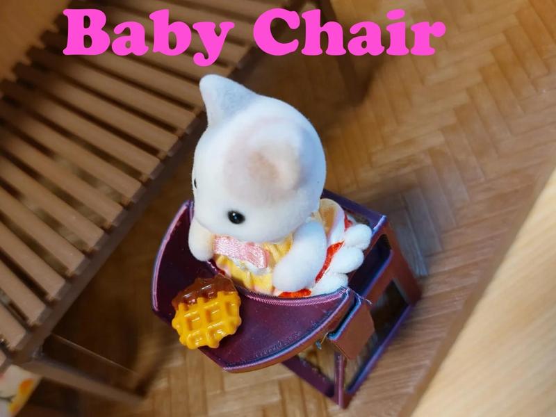 Baby chair Sylvanian families compatible