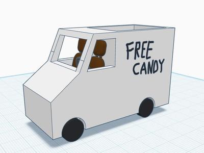 Free candy van