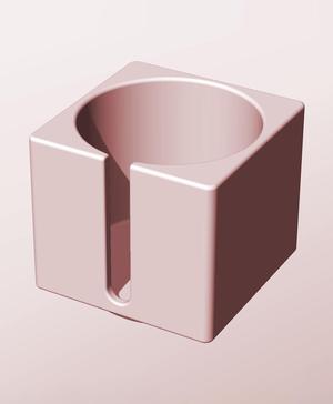 CS68-65-S Stackable slotted bin box module for creative decor