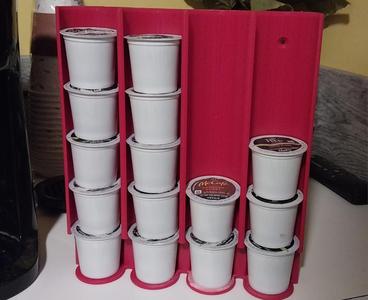 K-Cup storage holder wall mounted