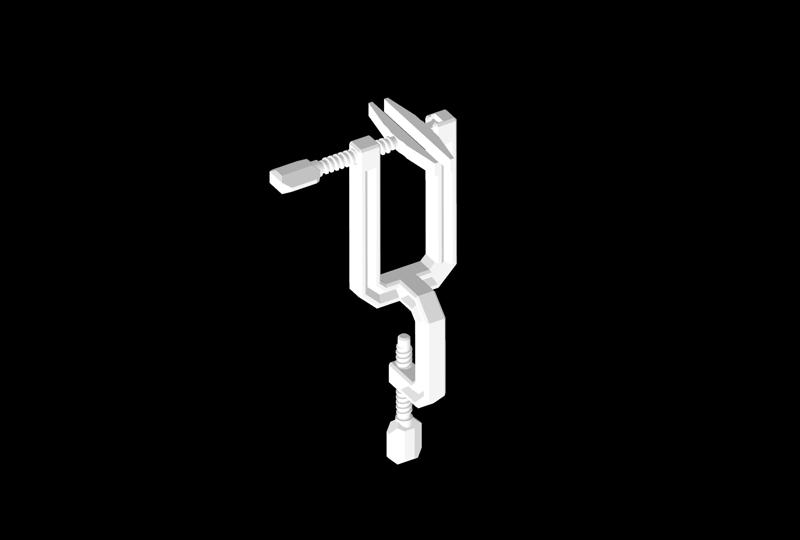 Tabletop sewing clamp