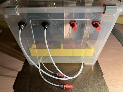 Twist Lock PTFE Connector for Dry Box