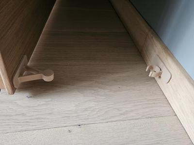Door holder (door stop) with tape