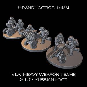 15mm SCI-FI Grand Tactics - VDV Heavy Weapons - Presupported