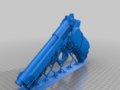 Beretta 92F with support remix